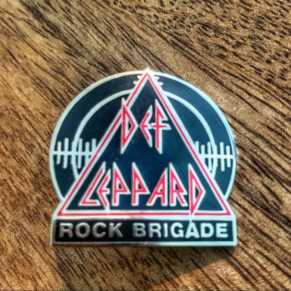 Def Leppard Rock Brigade Pin